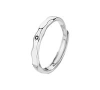 Anelli romani, un paio di anelli alla moda aperti alla moda, per uomini e donne, anello commemorativo personalizzato con e luna, in acciaio inox da donna, Taglia unica, Rame, Nessuna pietra preziosa