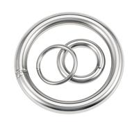Anelli saldati, 1 anello tondo saldato con grande O in acciaio inossidabile 304(12X110)