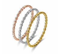 Anelli tensori in rame puro, anelli tensori intrecciati, anelli tensori in rame massiccio, per uomini e donne (tutti, 9)