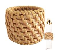 Anelli Tovaglioli Rustici,Decorazioni Da Tavolo Intrecciate,Fibbie Portasciugamani | per Ospiti A Casa Matrimonio Cena Festa Riunioni Familiari Natale Picnic Diploma