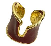 Anelli unici del metallo con struttura aperta regolabile della lega di apertura di usura del partito di progettazione per usura multifunzionale alla moda, Misura unica, come descritto, come descritto
