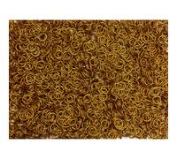 Anellini in alluminio anodizzato oro da 1/2 libbra 18G 9/32"""" ID (oltre 2800 anelli)