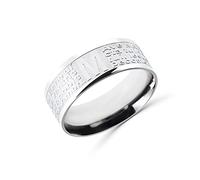 Anellissimo Anello Ave Maria Donna Uomo Acciaio 316L -