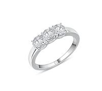 Anellissimo Anello trilogy cuori anniversario donna argento 925 con zirconi - 14