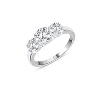 Anellissimo Anello trilogy donna anniversario argento 925 con zirconi - 10