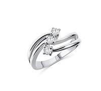 Anellissimo Anello trilogy stelle cadenti anniversario donna argento 925 con zirconi - 16