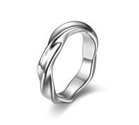 Anello a catena da uomo in acciaio inossidabile, stile industriale, hip hop, streetwear, gioiello a fascia grossa, regalo per fidanzato, 8, Acciaio al titanio