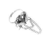 Anello a catena regolabile Anello di dito Open Ring Donne Broken Heart Anello