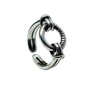 Anello a cerchio aperto in argento sterling 925 anello da dito regolabile...