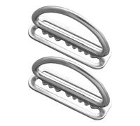 Anello a D | 2 clip per cintura | Sicuro Hardware Attachment per Snorkeling, Rock Climbing, Outdoor Adventure, Diving & Water Sports