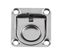 Anello a D - Anello di trazione per barca, in acciaio inox resistente, per esterni, kayak, barche, imbarcazioni, yacht
