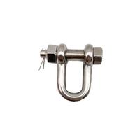 Anello a D in acciaio inossidabile 304, bullone a U di sicurezza con dado for il sollevamento della maglia a ferro di cavallo