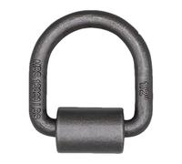 Anello a D in lega da saldare, 1,3 cm, a forma di D, resistente | Anello a D con tasca per rimorchio, per auto, magazzino, pick-up