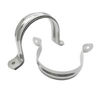 Anello a due fori in acciaio inox, 3 pollici, con clip in acciaio inox, 5 pezzi (95 mm)