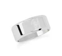 Anello a fascia con stemma del Celtic FC in acciaio inossidabile, con licenza ufficiale, in confezione regalo, misura X (grande)