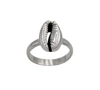 Anello a Fascia in Ciprea Argento Sterling Gioielli con Sirena - 81stgeneration