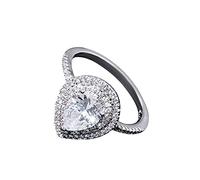 Anello a forma di pera di zircone, 510, da donna, per fai da te, 10, silica gel, Non pietra preziosa