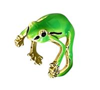 Anello a forma di rana con albero - metallo 2,5 cm | Gioielli per animali