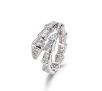 Anello a Forma di Serpente Luce di Lusso personalità alla Moda Anello Regolabile Gioielli per l'anniversario Miglior Regalo per Gli Amici