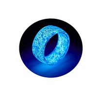 Anello a sfera Venus per uomo e donna anello estetico in resina acrilica luminosa per ragazze ragazzi regali per feste gioielli per uomini, Resina, Nessuna pietra preziosa
