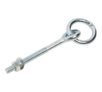 Anello a vite con dado acciaio zincato 128x40 mm Zincato