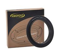Anello adattatore da 55 mm con filettatura filtro e per Nikon D7500 D7100 D7000 D5600 D5200 D5300 compatibile con tutte le lenti Nikon da 55 mm