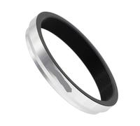 Anello adattatore filtro da 49 mm, fotocamera for Fujifilm serie X100 X100 X100S X100T X100F X100V X100VI in lega di alluminio nero/argento(Silver)