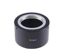 Anello adattatore in lega di alluminio Obiettivo con attacco M42 a adattatore for obiettivo MD/CY con attacco EOSR T2, for Canon EOS R for fotocamera mirrorless for Nikon Z6/Z7 (Color : T2-N Z)