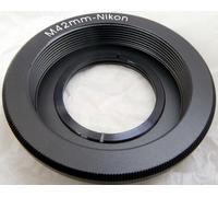 Anello Adattatore M42 Pentax A Vite Per Nikon F Ai-s Con Vetro Infinity