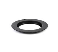 Anello adattatore obiettivo, compatibile con Canon, M42 a EOS | Per Nikon AI, Sony AF, Pentax PK; anello MF in lega di alluminio, nero(M42-AI)
