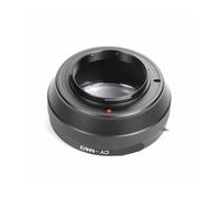 Anello adattatore obiettivo, compatibile con Contax, CY a 4/3 M4/3 | Per E-P1 G1 GF1, ottone, alluminio anodizzato argento, metallo nero