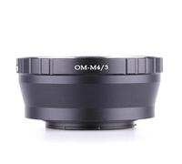 Anello adattatore OM-M4/3, for obiettivo for Olympus OM su fotocamera con attacco for Micro 4/3 Fotocamera OM-D E-M5 E-PM2 for Panasonic G1 G2 G3 GF5 GF6 GX1
