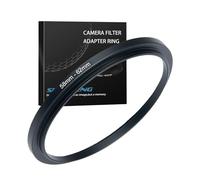 Anello adattatore per filtro step up da 58 mm a 62 mm, anello in metallo, compatibile con tutti i 62 mm UV, CPL, ND, paraluce, lenti filettate, ecc. (da 58 mm a 62 mm)