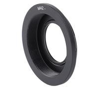 Anello Adattatore per Montaggio Obiettivo da M42 a AI, Anello Adattatore per Obiettivo Fotocamera con Lente Correttiva, Adattatore Fotocamera in Lega di Alluminio per D850 D810