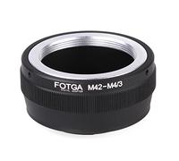 Anello adattatore per obiettivo M42 a Micro 4 3 per fotocamera DSLR Panasonic, messa a fuoco manuale, costruzione in metallo con perno di blocco