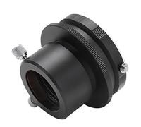 Anello Adattatore per Obiettivo Macro per Fotocamera per Obiettivo con Attacco F per per Oculare per Telescopio da 1,25 Pollici per Guida Fotografica