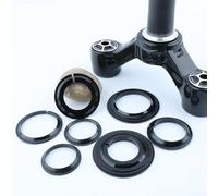 Anello adattatore per tubo sterzo per forcella conica da utilizzare su biciclette dotato di standard e coppe per cuffie da 1 1/8" (E)