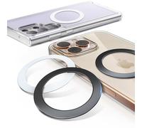 Anello Adesivo Magnetico Volport con Magsafe, Adattatore Metallico Ultra Sottile 0.3mm con Colla 3M VHB Extra Forte - Universale per Custodie iPhone 16 15 14 13 12 Samsung Android PopSocket Kindle