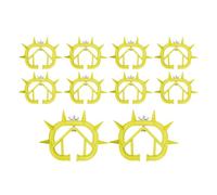 Anello al naso per lo svezzamento del vitello, svezzamento del vitello con di naso di mucca | Anello per naso per bestiame, 10 pezzi, per vitelli, mucche e bovini,Anelli da naso per svezzatori di vite