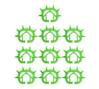 Anello al naso per vitello Strumento per allevamento di bestiame, Anello al naso per mucca | 10 pezzi Anello per naso per bestiame Vitello Mucca Svezzatore per bestiame | Anelli da naso per svezzatori