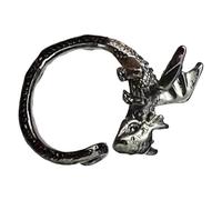 Anello all'uncinetto a forma di drago, anello per uncinetto a forma di drago, regolabile, vintage, guida per la tensione, fascia per lavoro a maglia fatta a mano per donne, accessorio per uncinetto