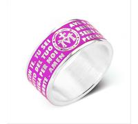 ANELLO AMEN AMS10 AVE MARIA COLORE FUCSIA 22