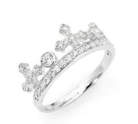 Anello Amen Donna Corone in Argento Cubic Zirconia