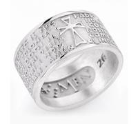 Anello Amen Padre Nostro in Argento PN-28