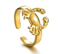 Anello Anelli Gioielli Donna Uomo Anello di Granchio di Apertura retrò Partito Geometrico Matrimonio Punk Uomini Donne Granchio Standard Oro