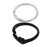 Anello Angelo Demone Regolabile in Lega di Zinco, 2 Pezzi Halloween | Finitura Liscia e Lucida, Stile Gotico Punk Unisex, per Dita, Anniversari e Promessa D'amore