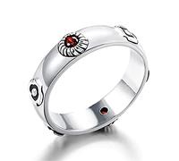 Anello Anime Donna Howl's Cosplay Argento S925 Hayao Miyazaki, Anime, Howl Sophie, costume da donna e ragazza, Taglia unica, Argento, Cristallo