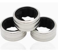 Anello Antigoccia Per Vino Rosso In Acciaio Inossidabile Da 8 Pezzi, Anello Per Bicchiere Da Vino Champagne A Prova Di Perdite, 4 * 2 Cm, Adatto Per Bar, Famiglie, Ristoranti.