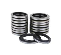 Anello antipolvere in metallo GA - Guarnizione for cilindro, gomma nitrilica e guscio in ferro, diametro interno 45 mm ~ 56 mm, 1 pz.(55x70x7/10)