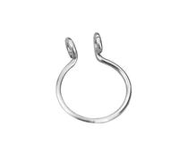 Anello Aperto con Anello al Naso, Moda Sottile in Ottone Non penetrante per Gioielli da Donna con Decoro Robusto e Pratico Convenient Handled